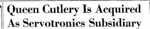 Servotronics Buys Queen 9.10.1969.png