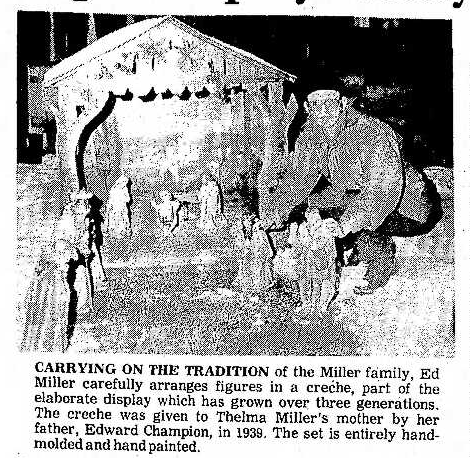 Ed and the Christmas Creche 12.14.1981