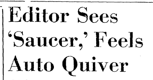 Herald Sees Saucer 8.25.1952