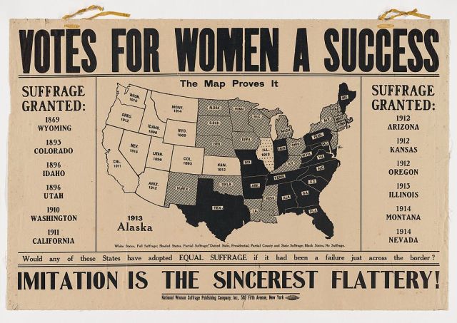 Votes_for_Women_A_Success._Imitation_is_the_Sincerest_Flattery 1914 Flyer PD