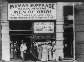 Woman_suffrage_headquarters_Cleveland - R Belle Sherwin, Pres NLWV, 1912, LOC