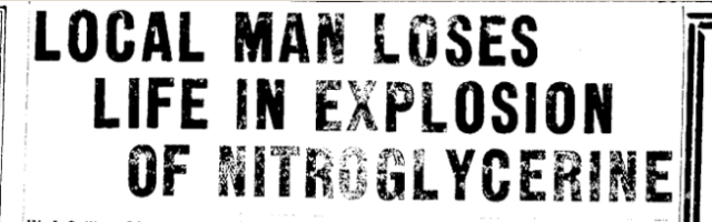 Worthy Sullivan Newspaper Headline 1.28.1930