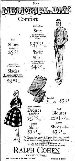 Ralph Cohen Clothes 5.19.1960