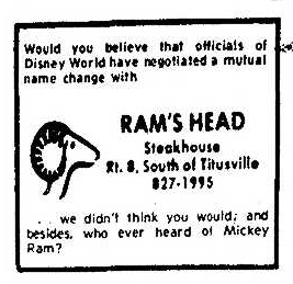 Ram's Head 5.17.1974