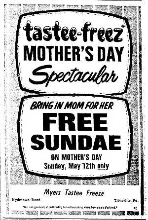 Tastee Freeze 5.10.1968